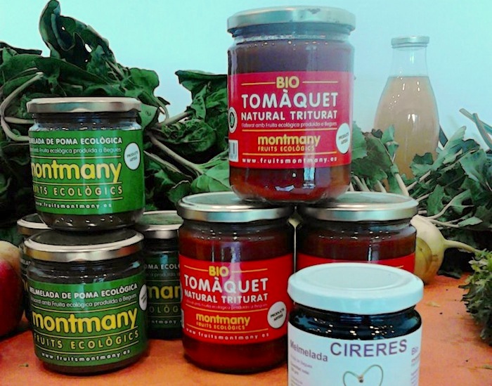 Conservas ecológicas de la granja Montmany.